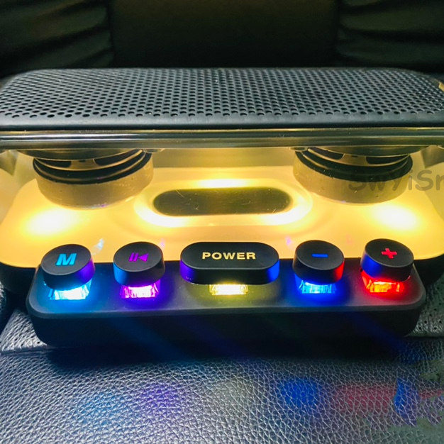 🔊 SPEAKER LED BLUETOOTH TRANSPARENTE 🤖 Cyber-punk®