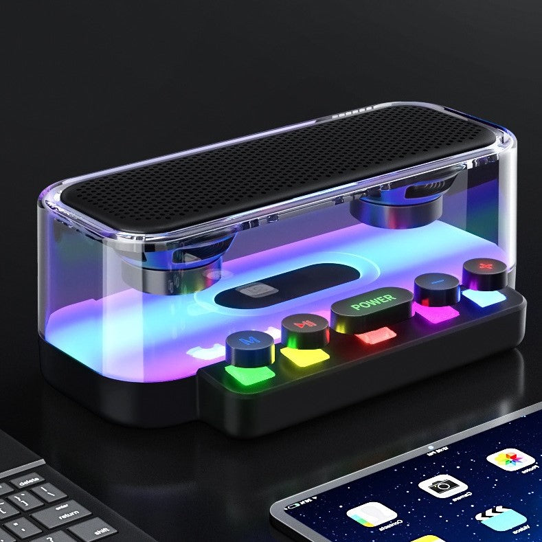 🔊 SPEAKER LED BLUETOOTH TRANSPARENTE 🤖 Cyber-punk®