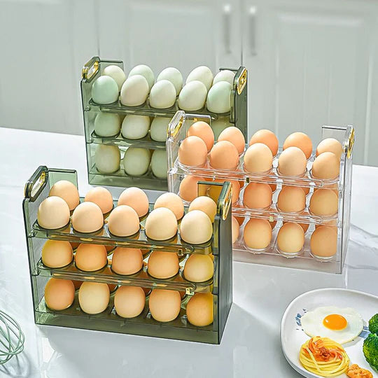 ORGANIZADOR DE HUEVOS MULTINIVEL DE 30 PUESTOS Egg Max®