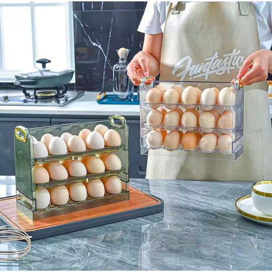 ORGANIZADOR DE HUEVOS MULTINIVEL DE 30 PUESTOS Egg Max®
