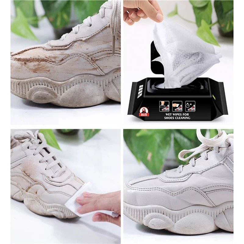 Toallas húmedas mágicas para limpiar zapatos