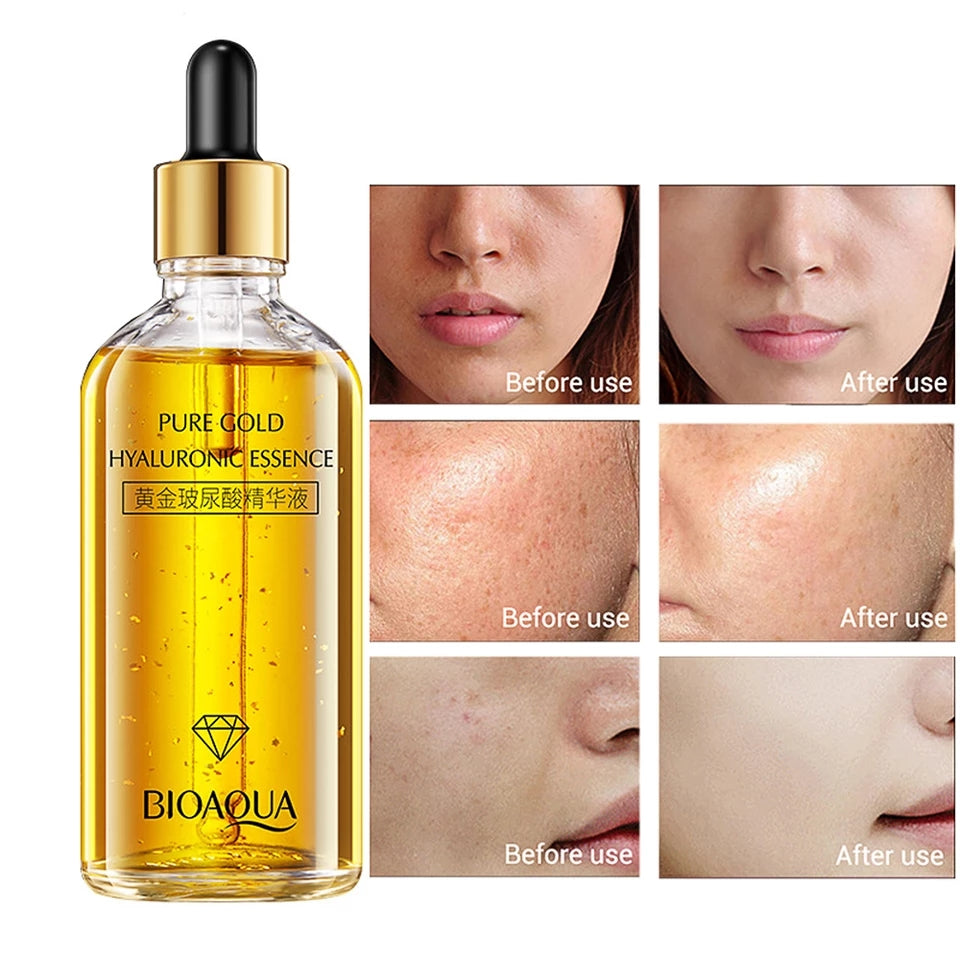 SERUM 24K GOLD HYALURONIC ACLARA, HIDRATA Y REDUCE ARRUGAS