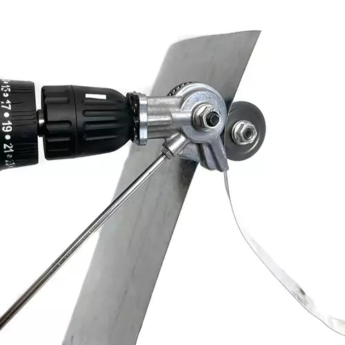 ADAPTADOR CORTADOR DE LÁMINAS METÁLICAS PARA TALADRO