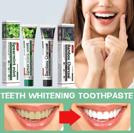 CREMA DE DIENTES BLANQUEADORA BAMBÚ Y CARBÓN ACTIVADO Tooth Paste® 🦷