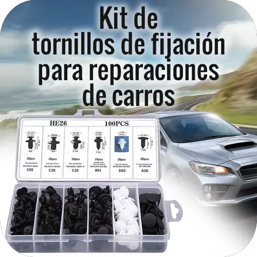KIT DE TORNILLOS DE FIJACIÓN PARA CARROS