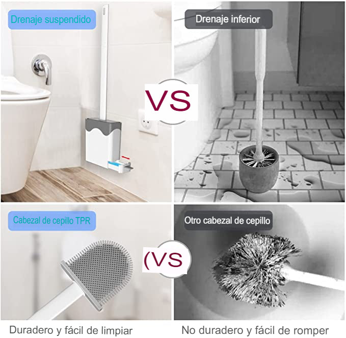 🚽 CEPILLO DE SILICONA FLEXER