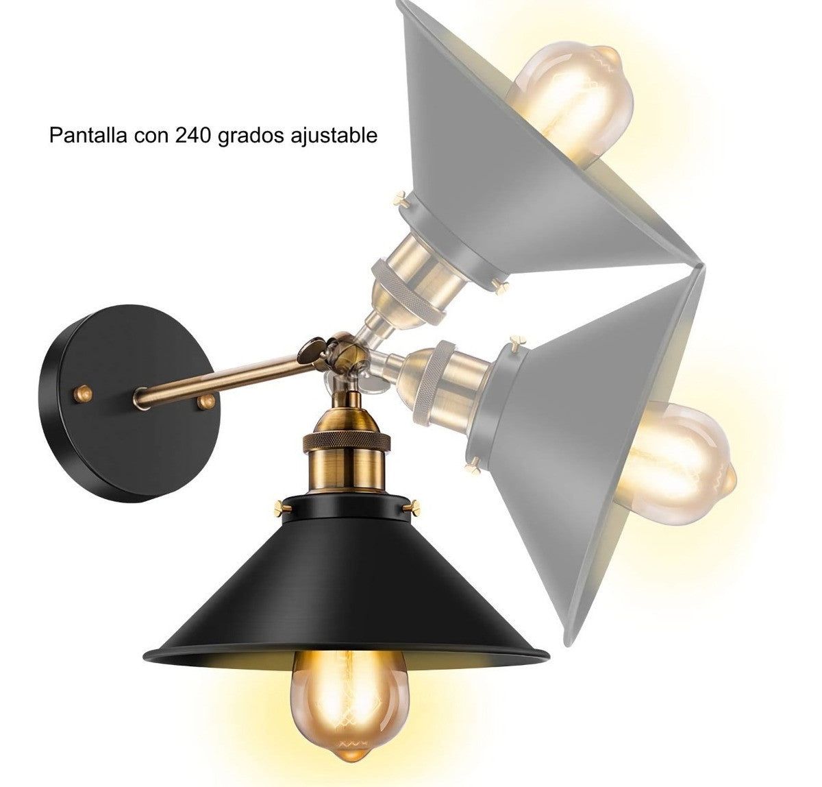 💡 LÁMPARA DE PARED VINTAGE