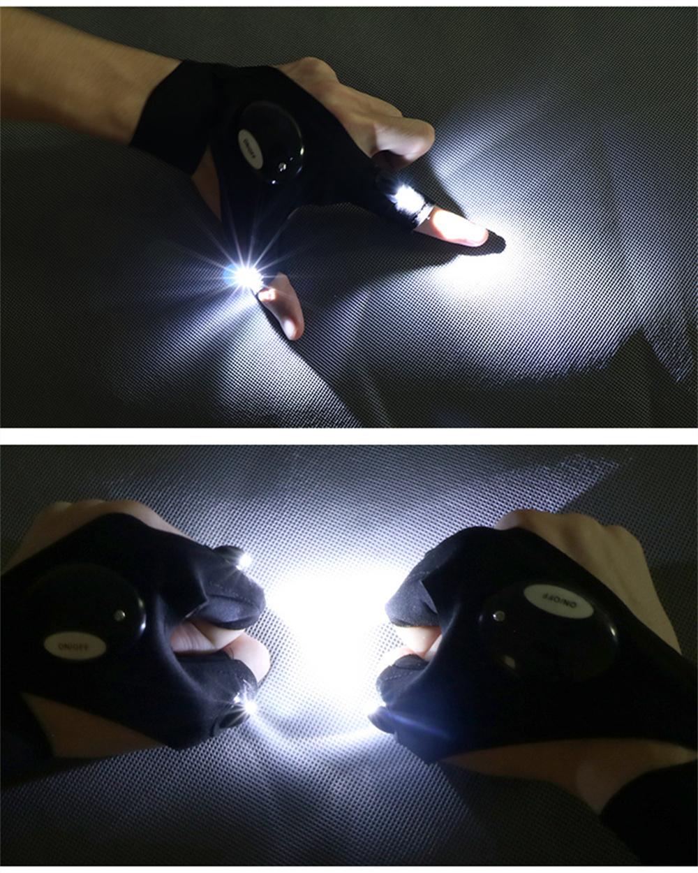 🧤GUANTES CON LINTERNA🔦