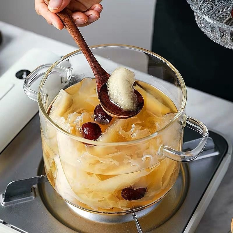 OLLA DE VIDRIO RESISTENTE A ALTAS TEMPERATURAS 🍲 PREMIUM