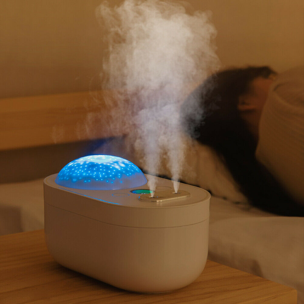 HUMIDIFICADOR, DIFUSOR DE AROMA Y PROYECTOR DE ESTRELLAS ✨