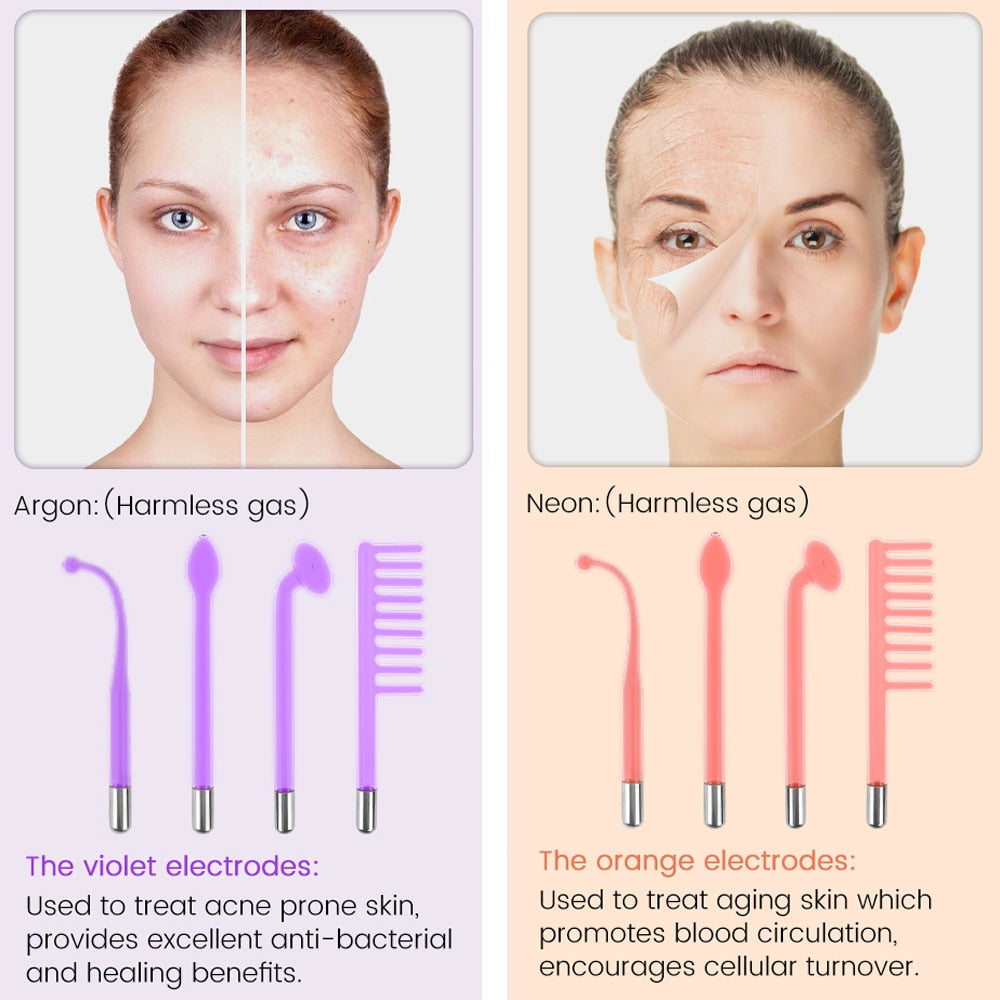 💆🏻♀️ DISPOSITIVO DE ALTA FRECUENCIA FACIAL Y CORPORAL