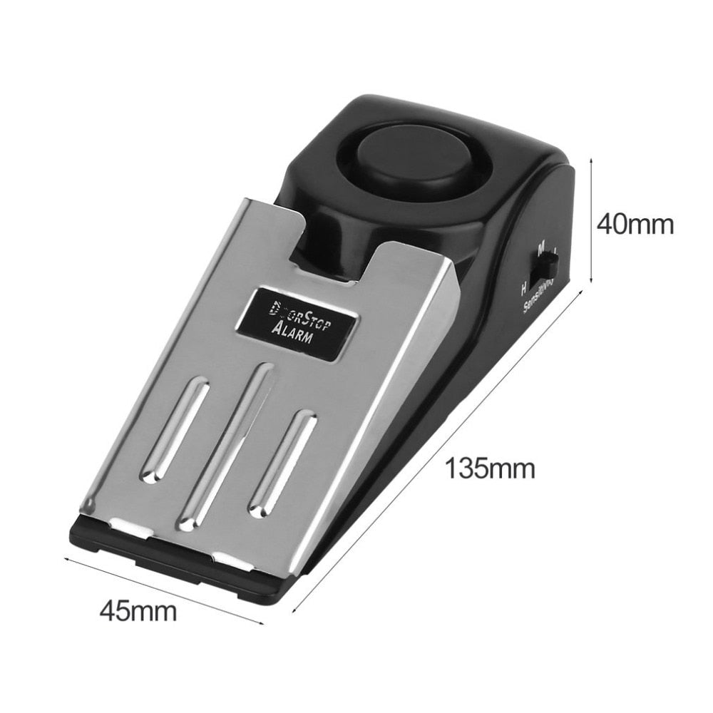 Tope de seguridad para puerta con alarma