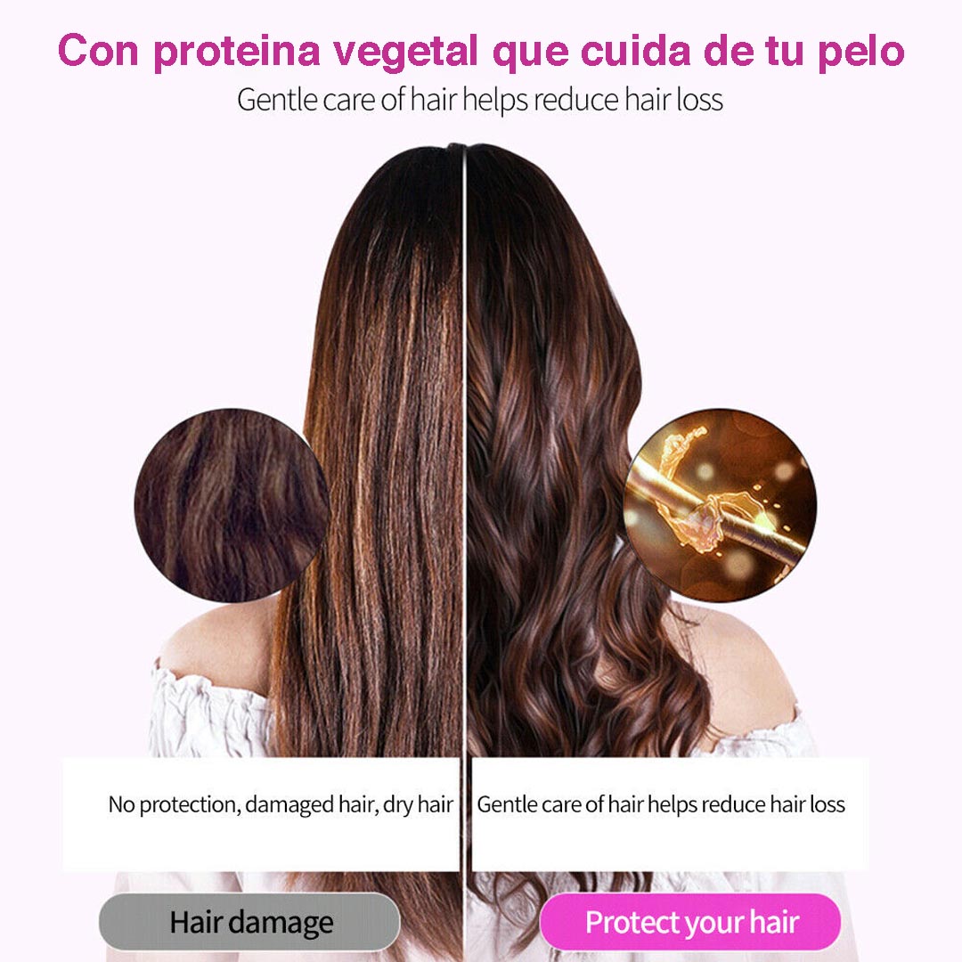 Rizador de cabello automático portátil recargable
