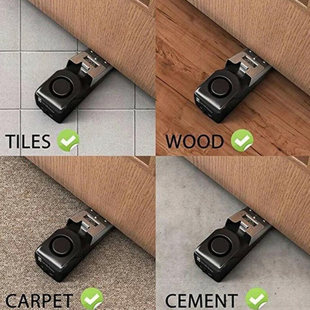 Tope de seguridad para puerta con alarma