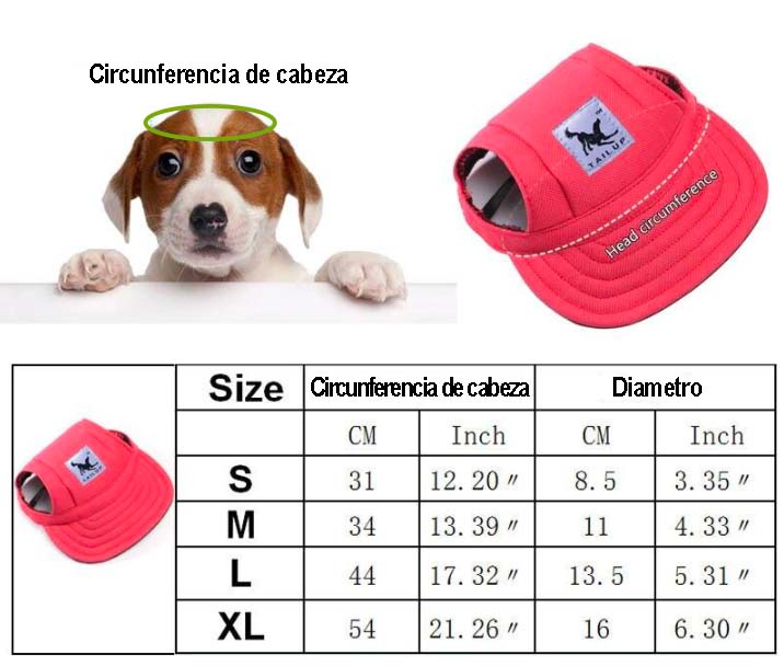 GORRA PARA PERROS