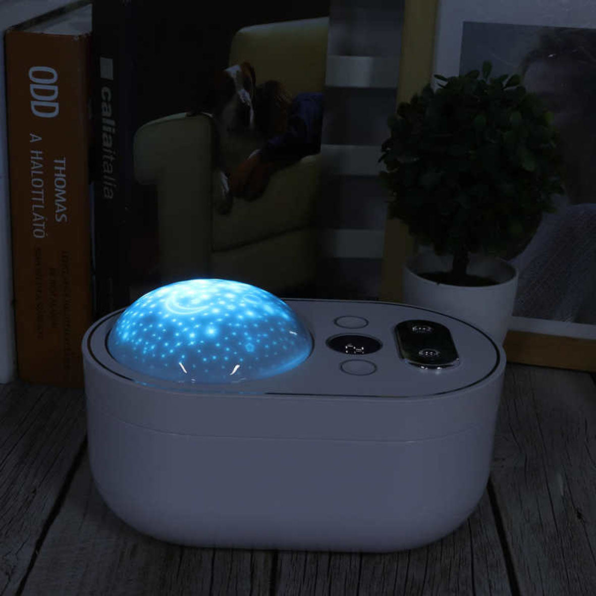 HUMIDIFICADOR, DIFUSOR DE AROMA Y PROYECTOR DE ESTRELLAS ✨