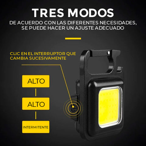 🔦 MINI LINTERNA LED LLAVERO 🔑