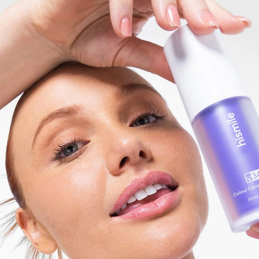 Crema dental morada blanqueadora Serum 10