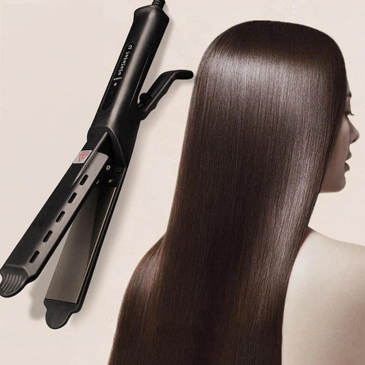 Plancha de cabello cerámica con vapor GlideGloss®