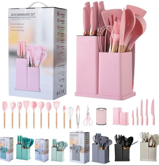 Set de 19 utensilios de cocina