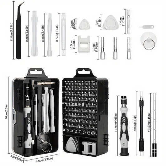 Set destornillador de 115 Piezas