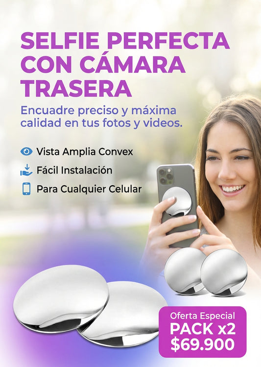 Back-Camera Selfie Mirror