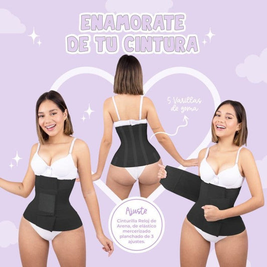 FAJA RELOJ DE ARENA MOLDEADORA Y REDUCTORA DE CINTURA 💗🐝