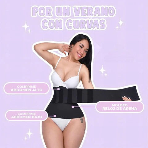 Cinta invisible faja reloj de arena