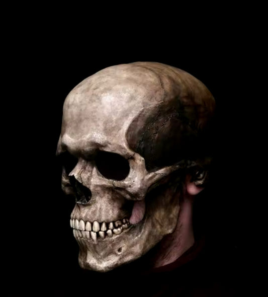 Máscara calavera led con movimiento en mandíbula Skulldeath®