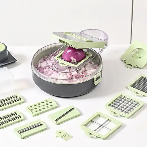 Rebanador picador de frutas y verduras 10 en 1 MasterCutter®