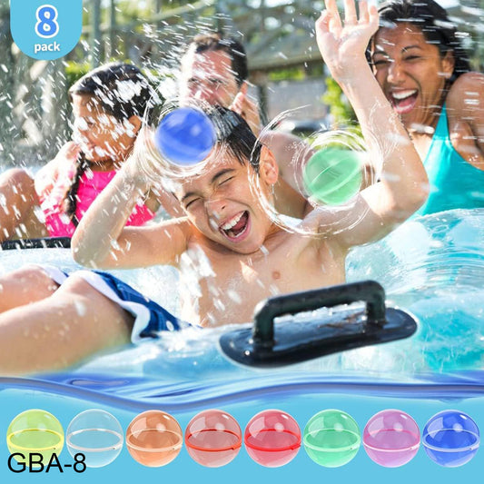 GLOBOS BOMBA DE AGUA RECARGABLE x8