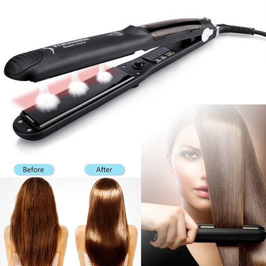 Plancha de pelo profesional a vapor