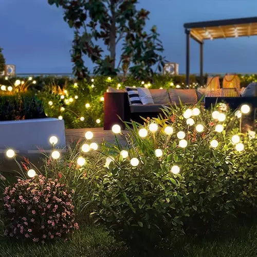 Luces De Hadas LED con Panel Solar para Jardines y decoración navideña