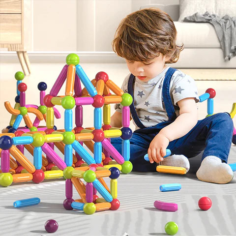 Juego de bloques magnéticos