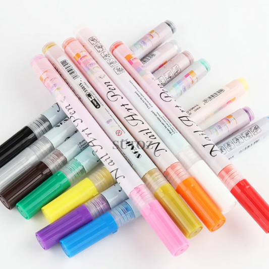 SET DE BOLIGRAFOS PARA ARTE GRAFFITI DE UÑAS