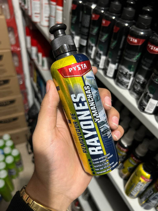 Renovador Rayones y Manchas + Champú auto brillante