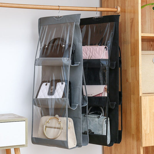 ORGANIZADOR DE CARTERAS Y BOLSOS COLGANTE PARA ARMARIO