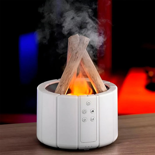 Humidificador Difusor Aroma Fogata+Control