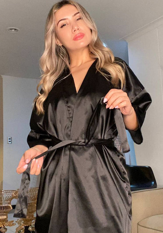 Kimono - pijama levantadora satín