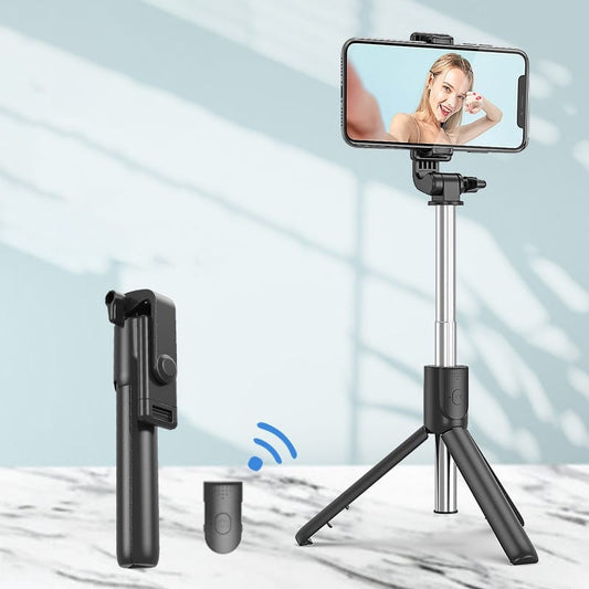 TRÍPODE CON BLUETOOTH Y LUZ LED