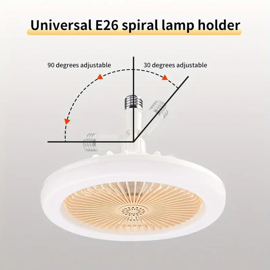 LAMPARA DE TECHO CON VENTILADOR Y SOCKET PARA CAPSULAS AROMATIZANTES
