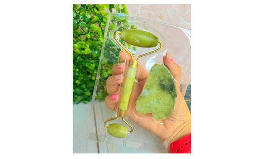 COMBO RODILLO FACIAL DE JADE MAS GUA SHA