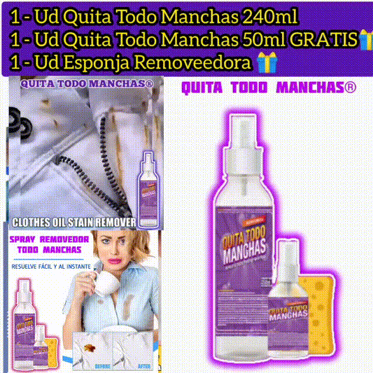 QUITA MANCHAS ROPA - ÓXIDO - COJENERÍA