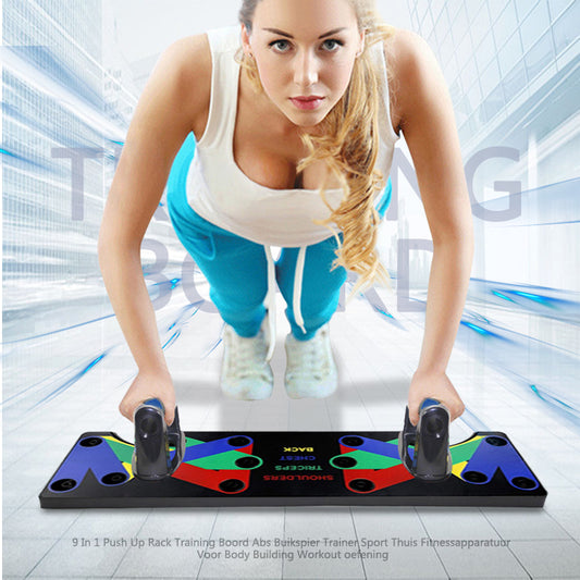 TABLA FLEXIONES PUSH UP BRAZOS de ACERO