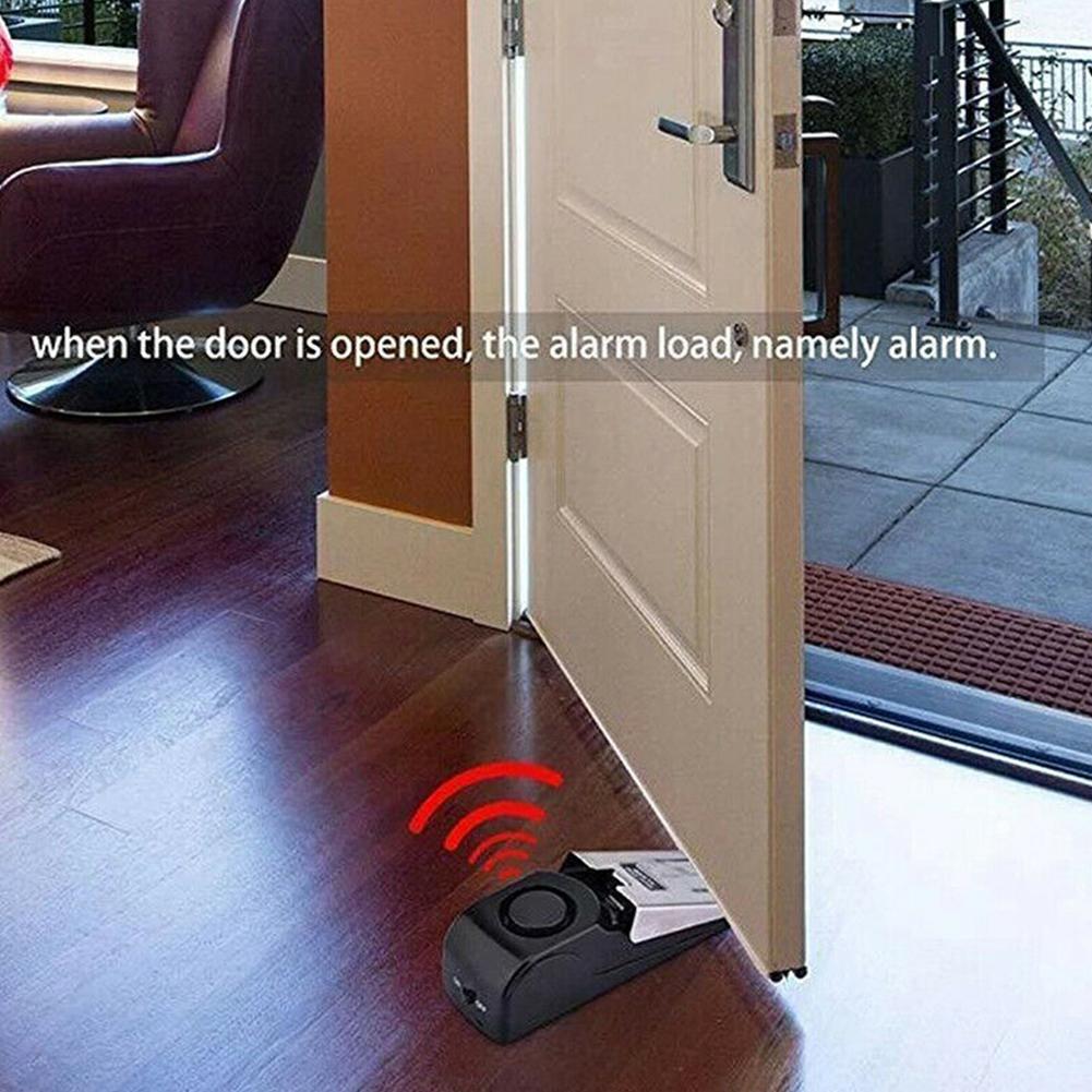 Tope de seguridad para puerta con alarma