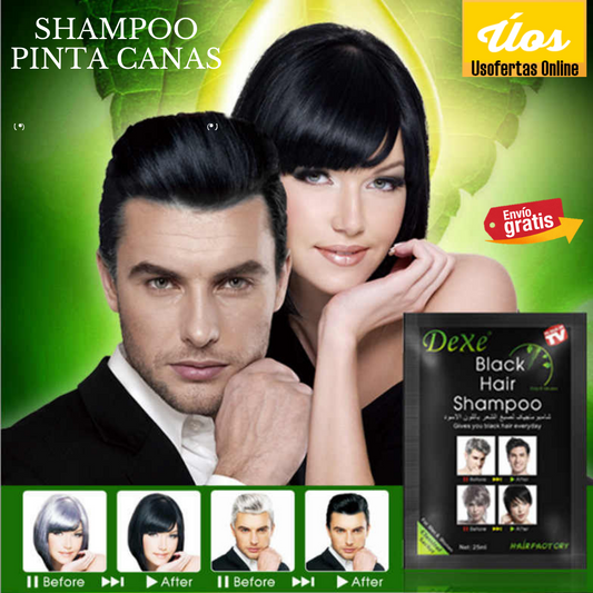 Shampoo cubre canas BLACK HAIR