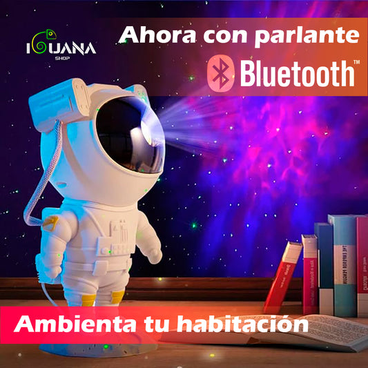PROYECTOR ASTRONAUTA CON PARLANTE BLUETOOTH