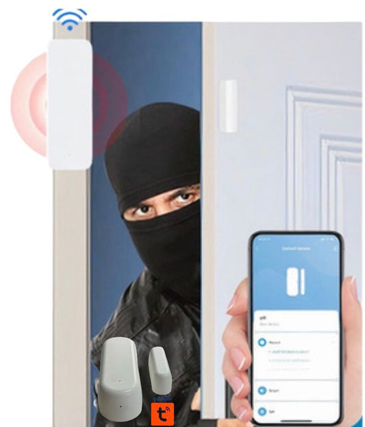 SENSOR CON WIFI PARA PUERTAS, VENTANAS Y CAJONES 🚨