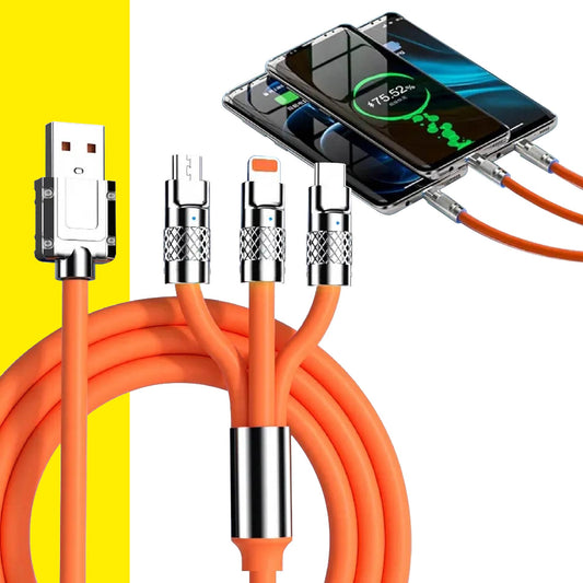 Cable Multiple 3 En 1 Carga Ultra Rápida
