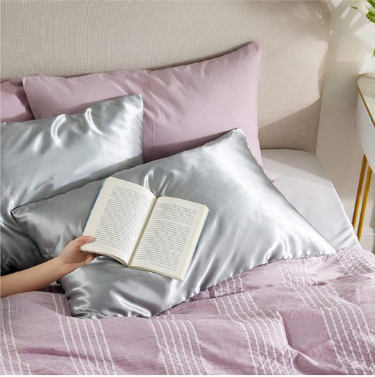 Funda de satín para almohada
